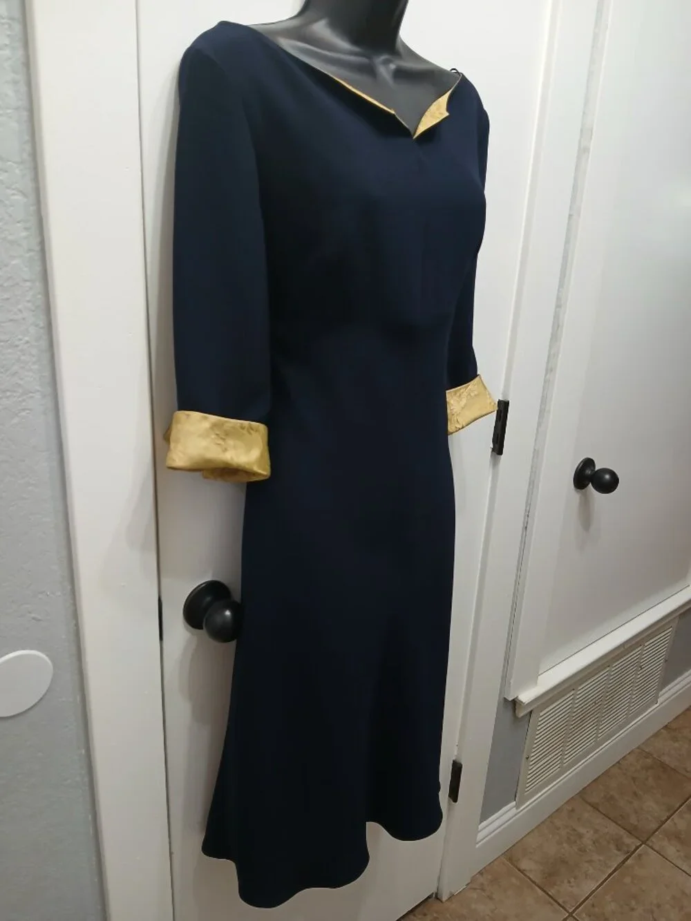 Liz Claiborne Retro 40's Style Dress - Picture 3 of 14